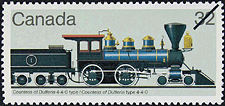1984 - Countess of Dufferin type 4-4-0 - Canadian stamp - Stamps of Canada
